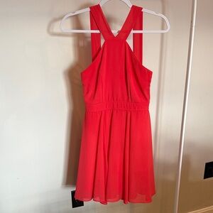 Lulu's Vibrant Coral Dress